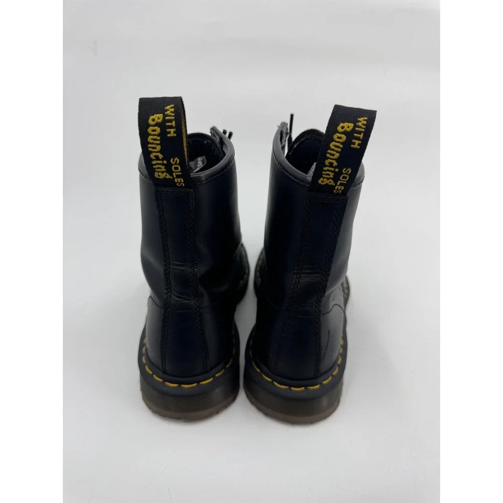 Dr. Martens Ambury Black Leather Work Boots ASTM‎ F2892-18 EH Mens 8 Womens 9